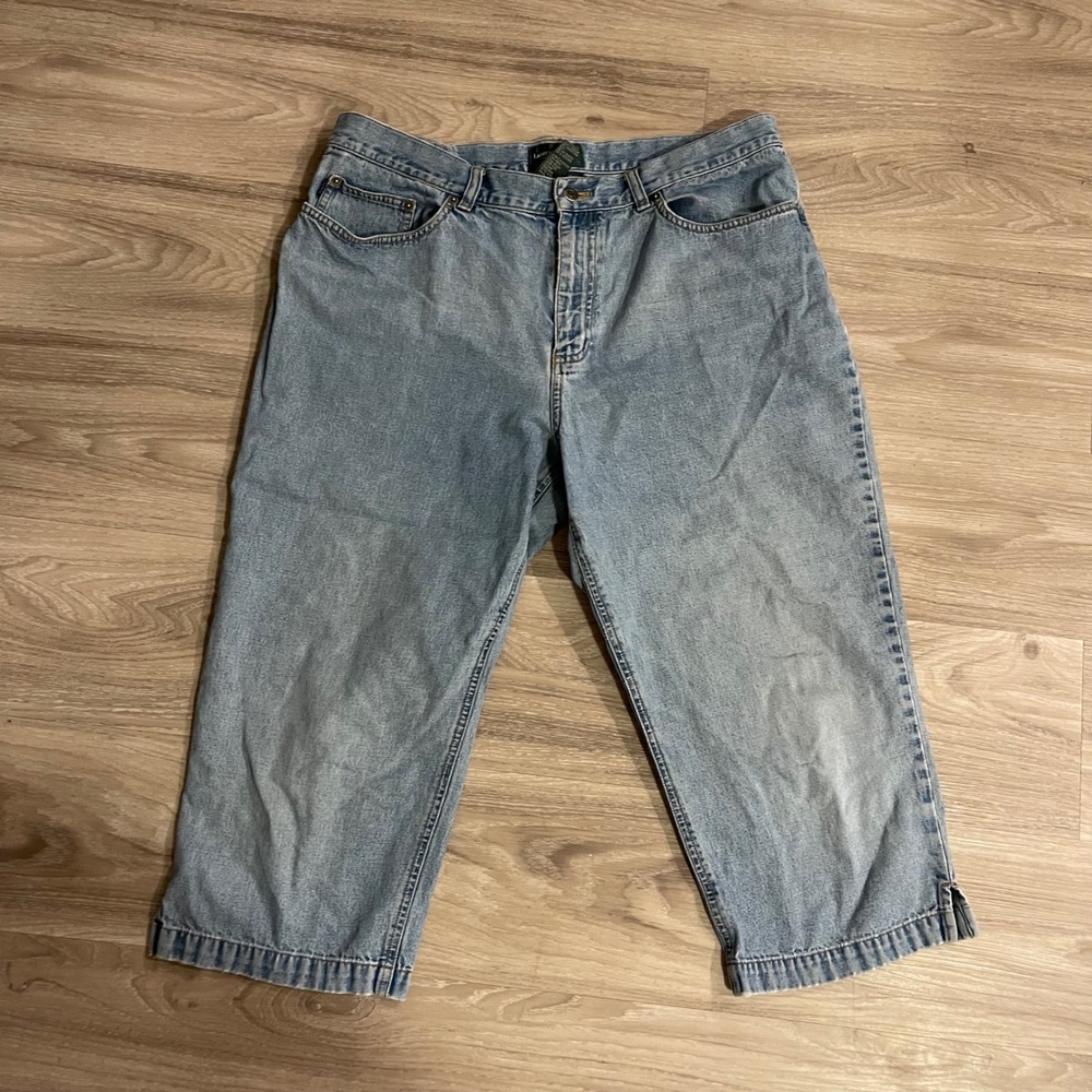 Vintage Ralph Lauren Capri Denim Jeans Coastal Buttermom 90s Casual
